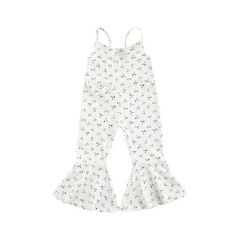 Girls Fall Straps Horn Jumpsuit